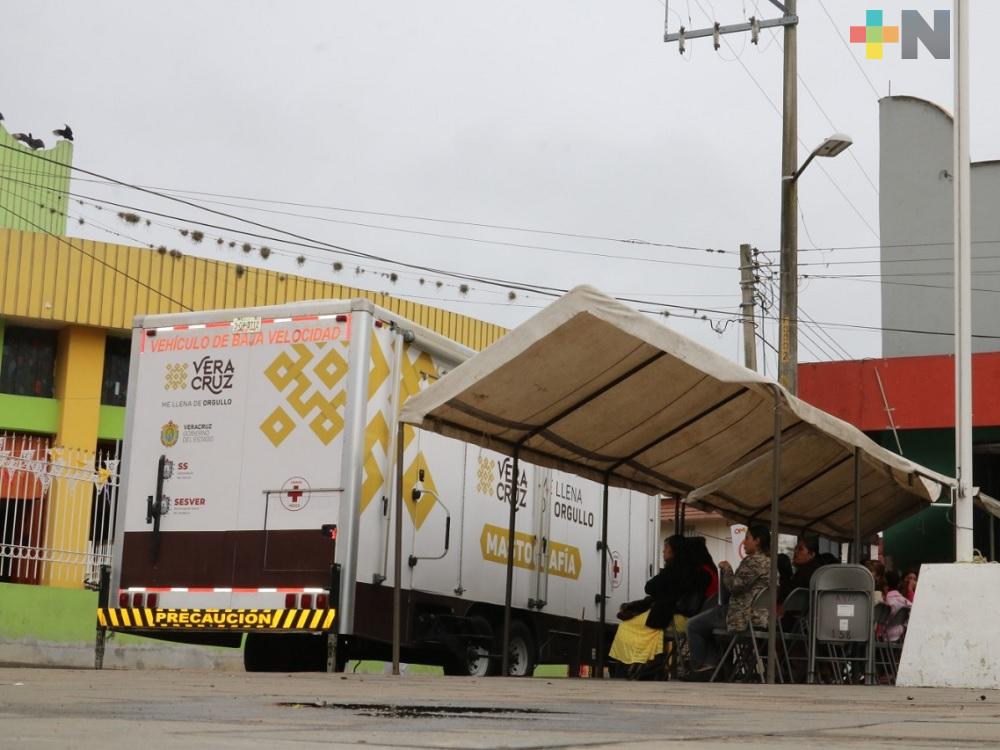 Llega módulo de mastografía de la SS al municipio de Omealca