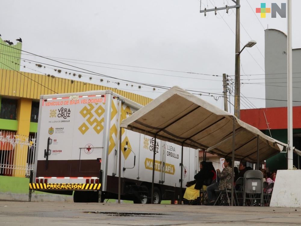 Llega módulo de mastografía de la SS al municipio de Omealca