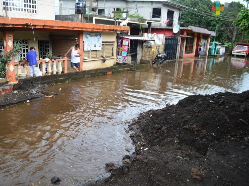 Sin parar lluvias en el sur de Veracruz