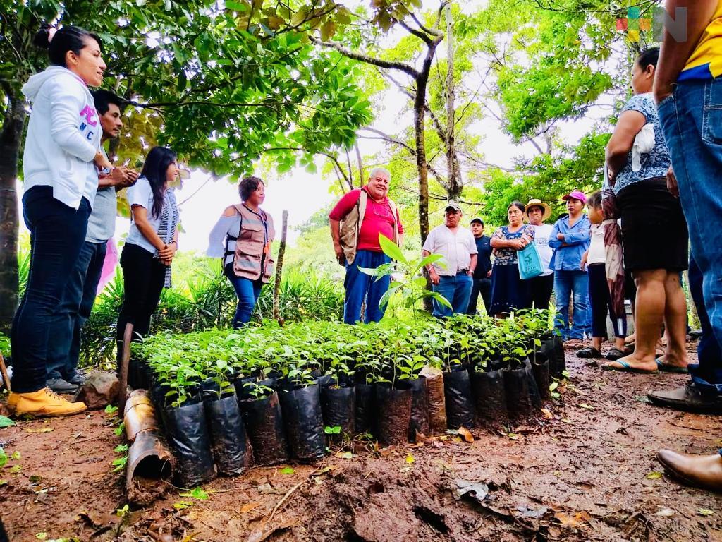 Visita Delegado Federal comunidad de aprendizaje campesina