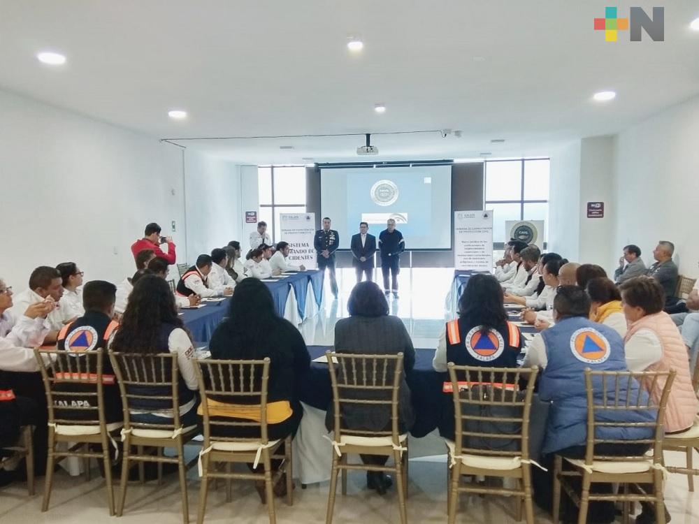 PC Xalapa inicia semana de capacitación y certificación de personal