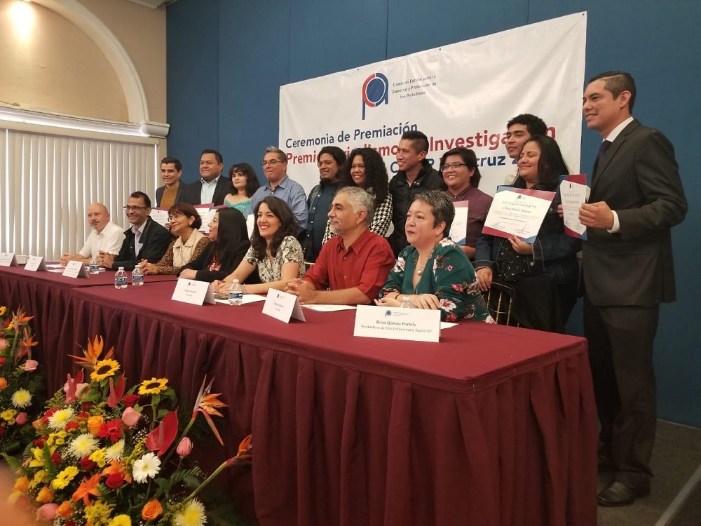 Premió la CEAPP a ganadores del premio Periodismo de Investigación CEAPP Veracruz 2019