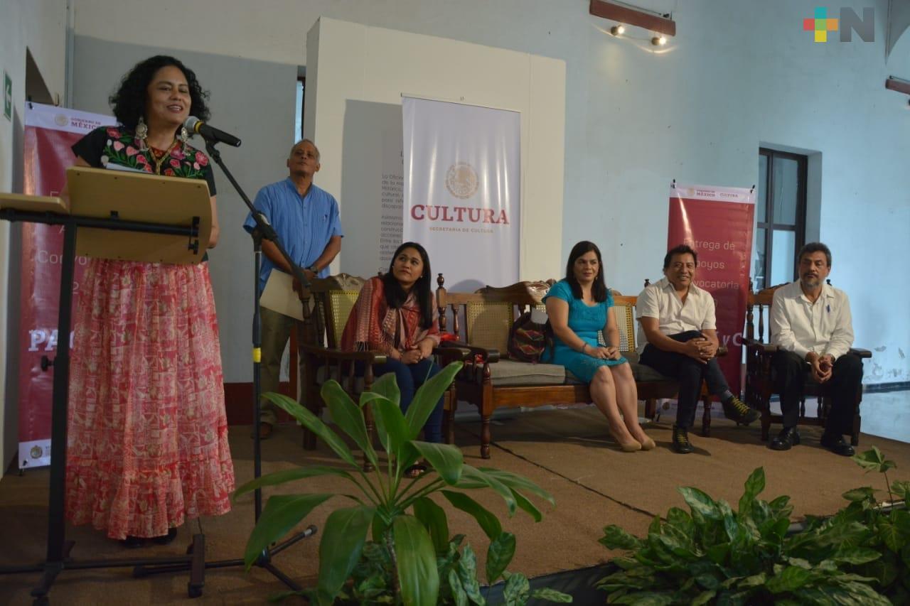 Entrega IVEC más de 3.5 mdp a gestores culturales para preservar el patrimonio cultural