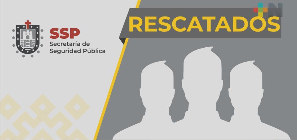 Seguridad Pública rescata a tres hombres privados de su libertad, en Poza Rica