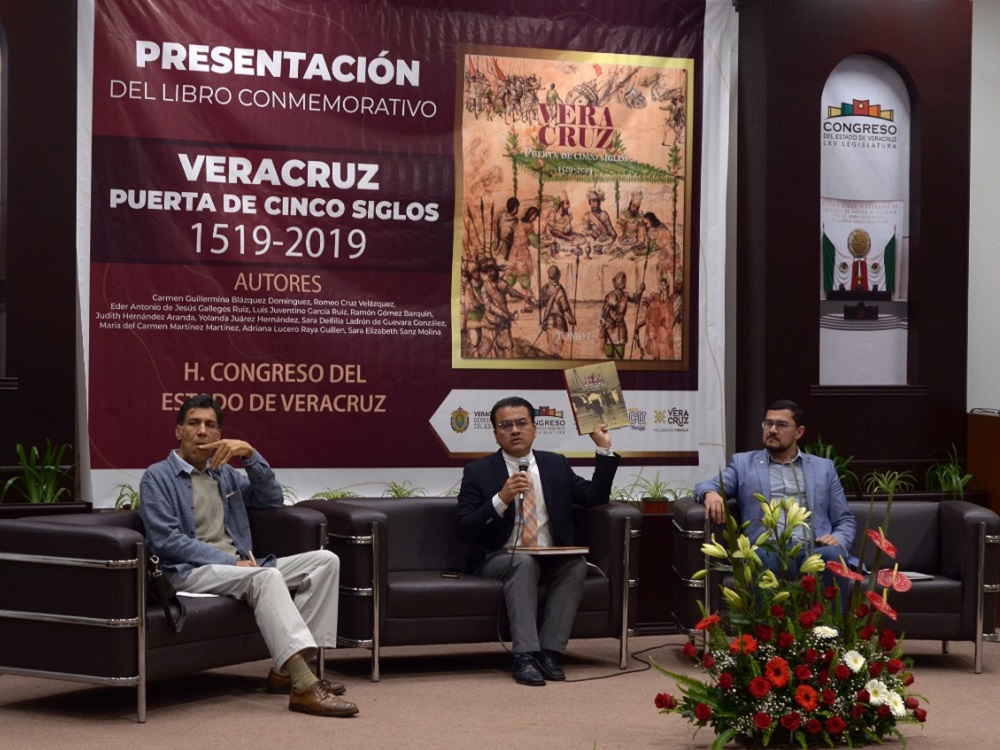 SEV y Congreso del Estado presentan el libro “Veracruz, Puerta de Cinco Siglos 1519-2019”