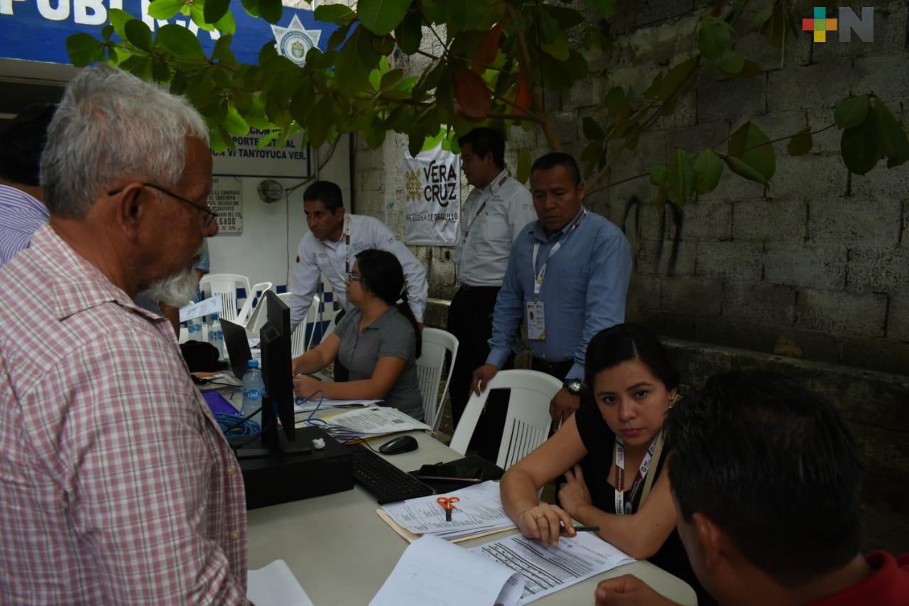 Módulo itinerante de Transporte Público llegó a Tantoyuca