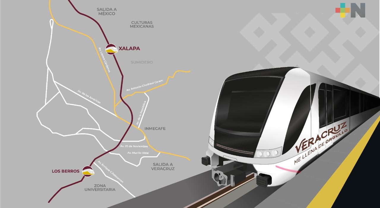 Avanza proyecto de tren ligero que conecte Banderilla-Xalapa-Emiliano Zapata