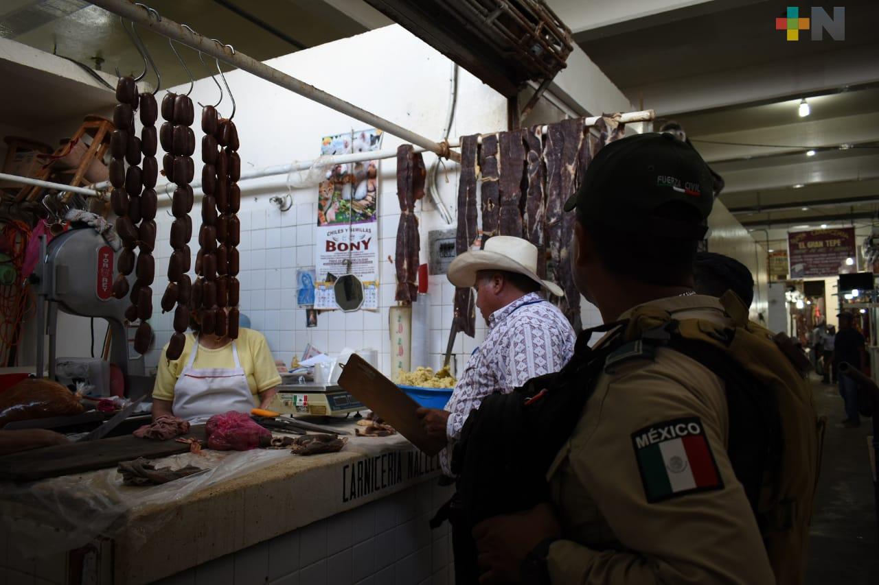 Inspeccionan elementos de seguridad carnicerías para combatir abigeato
