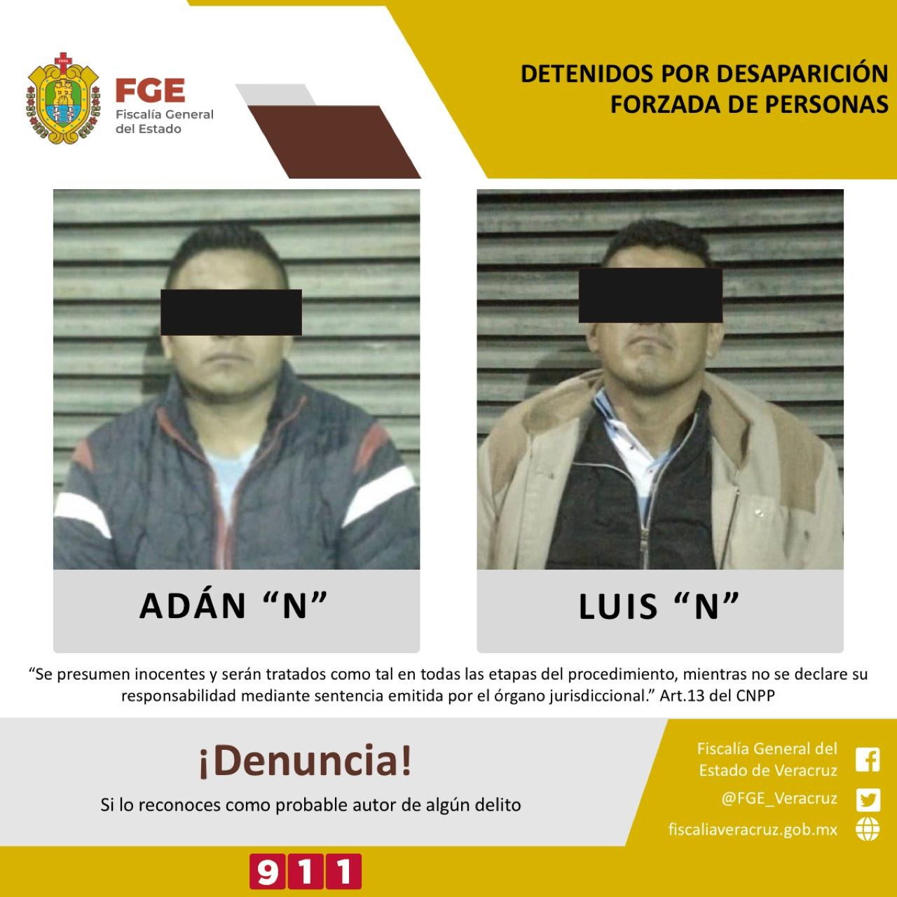 Detenidos dos policías municipales implicados en desaparición de personas