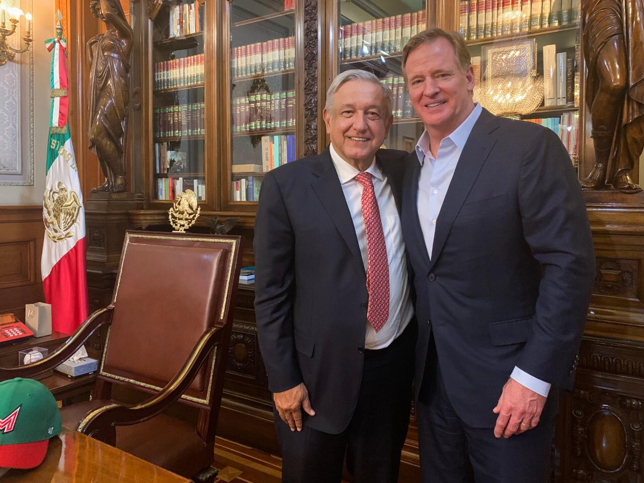 Recibió López Obrador a Alto Comisionado de la NFL