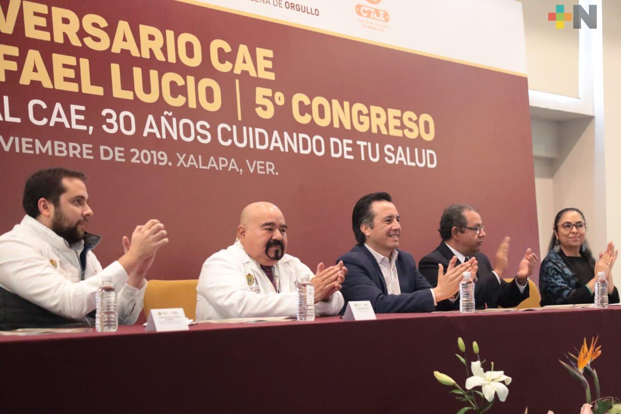 Cuitláhuac García inauguró Congreso alusivo al 30 aniversario del Centro de Alta Especialidad