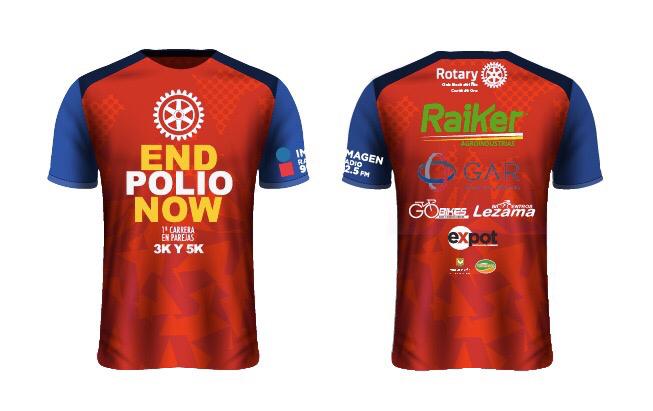 Presentará numerosa participación la Carrera “End Polio Now”