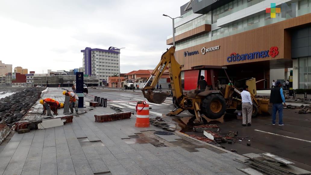 Reconstrucción de bulevar Ávila Camacho en Boca del Río podría concluir próximo fin de semana