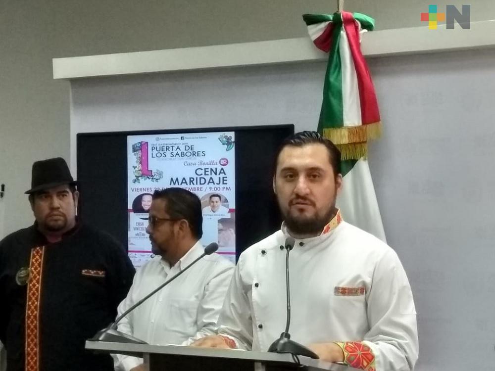 Realizarán Primer Fest Gastronómico: Puerta de los Sabores Veracruz 500 años
