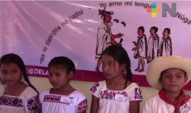 En Huayacocotla se llevó a cabo el concurso regional de oratoria en náhuatl y otomí