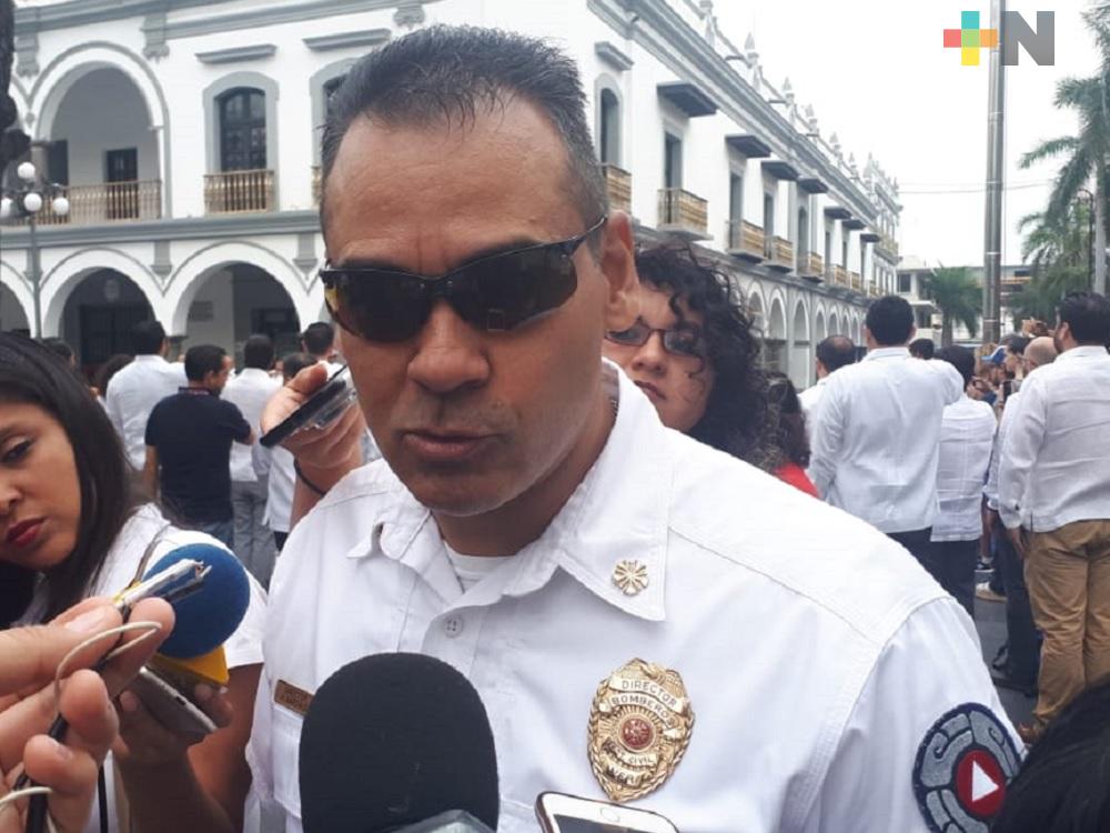 Bomberos municipales de Veracruz analizan construcción de nueva subestación