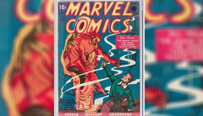 Primer cómic de Marvel alcanza cifra récord en subasta