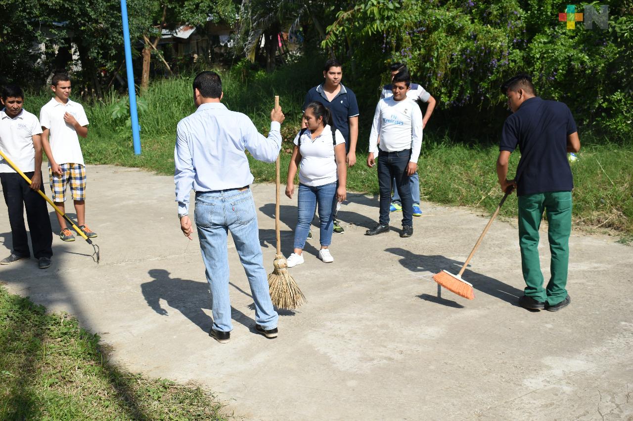 Jóvenes generan acciones en pro del medio ambiente, bajo el programa de FORTASEG