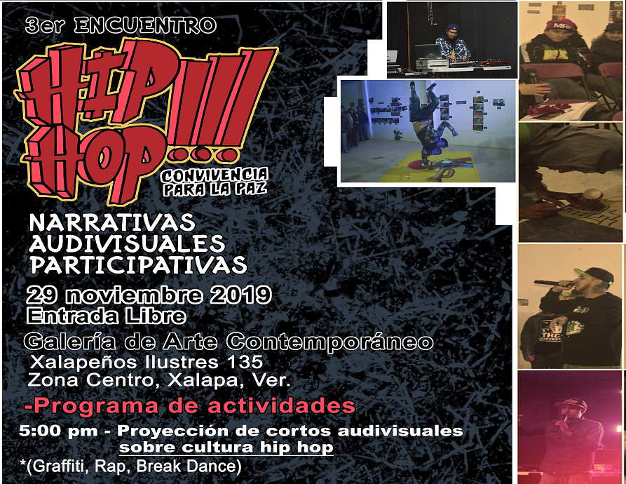 En Xalapa realizarán el 3er Encuentro Hip-Hop Convivencia para la Paz