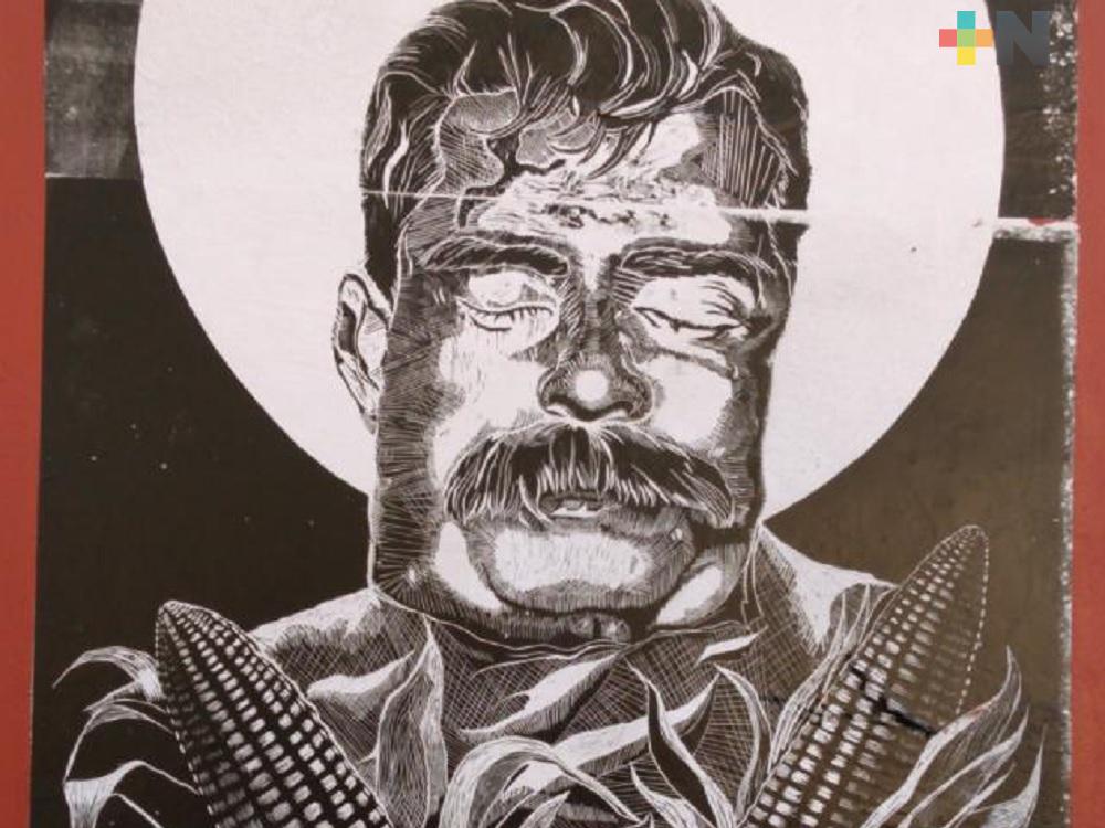 Archivo General del Estado de Veracruz inaugura galería urbana en homenaje a Emiliano Zapata