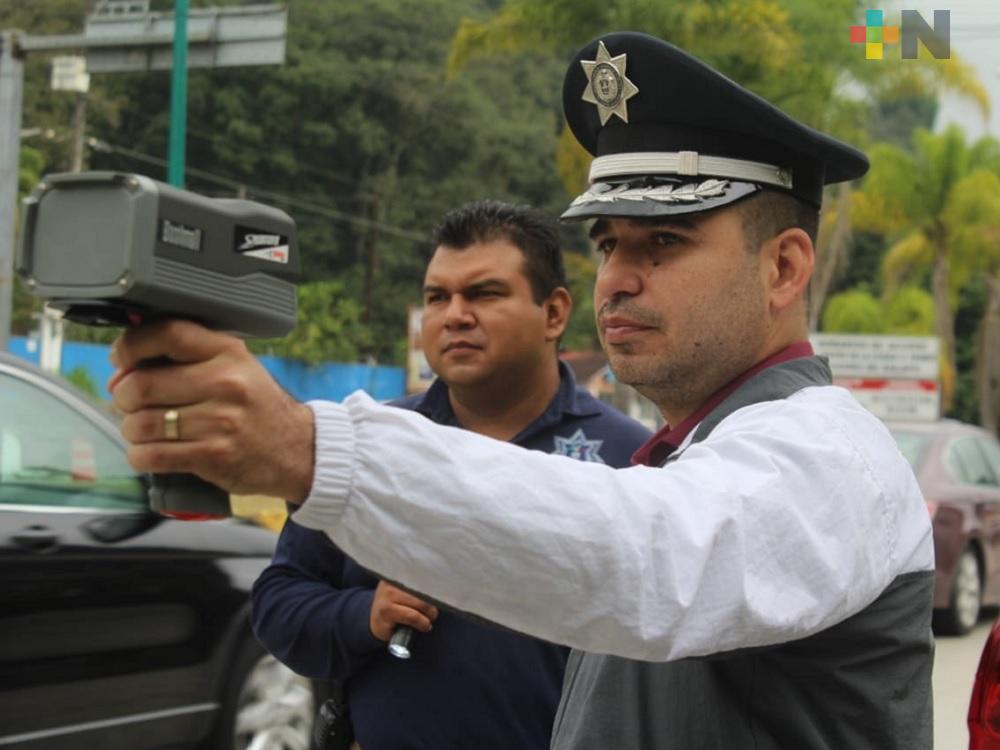 Se han implementado más de 65 operativos radar en la carretera Xalapa-Coatepec