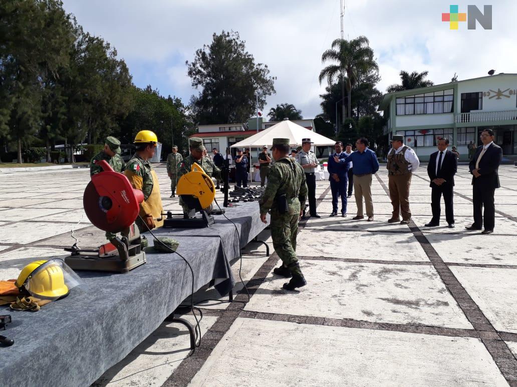 Sedena lleva a cabo destrucción de armamento decomisado