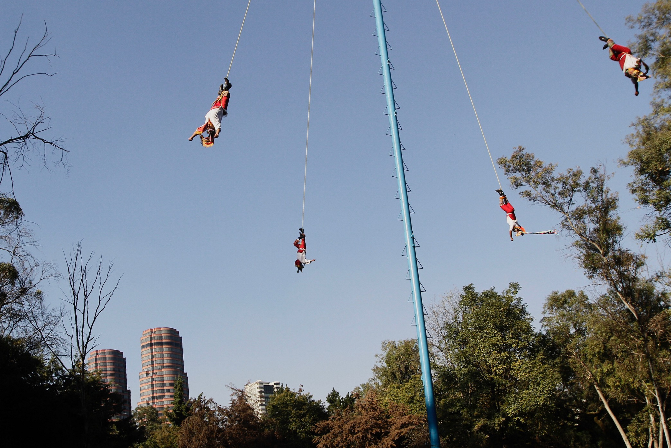 Voladores en CDMX