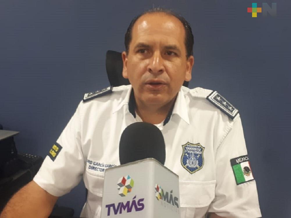 Esperan resultados de dos oficiales de Tránsito municipal de Veracruz sospechosos de COVID-19