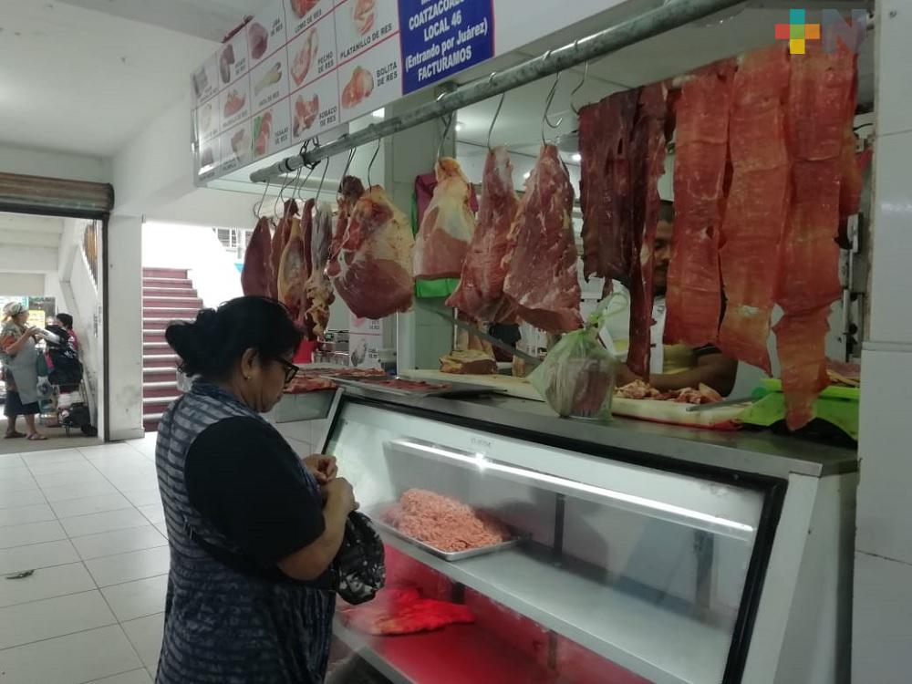 Aumenta 10 pesos kilo de carne de cerdo en Coatzacoalcos