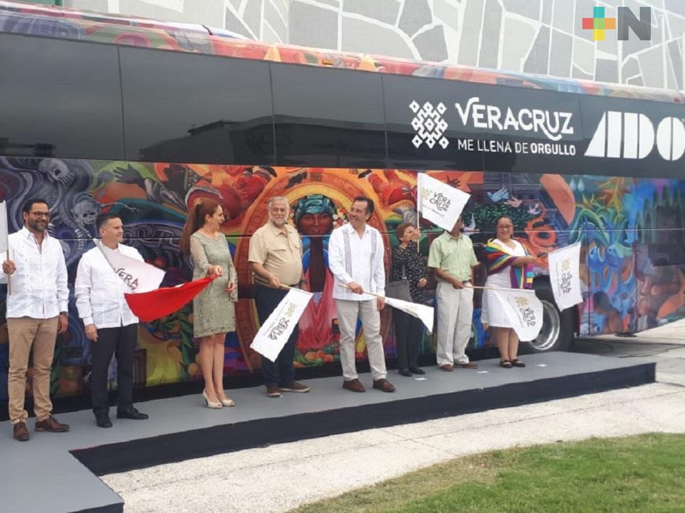 Autobús “Costumbres Totonacas” recorrerá región Golfo- Sur y Sureste de México