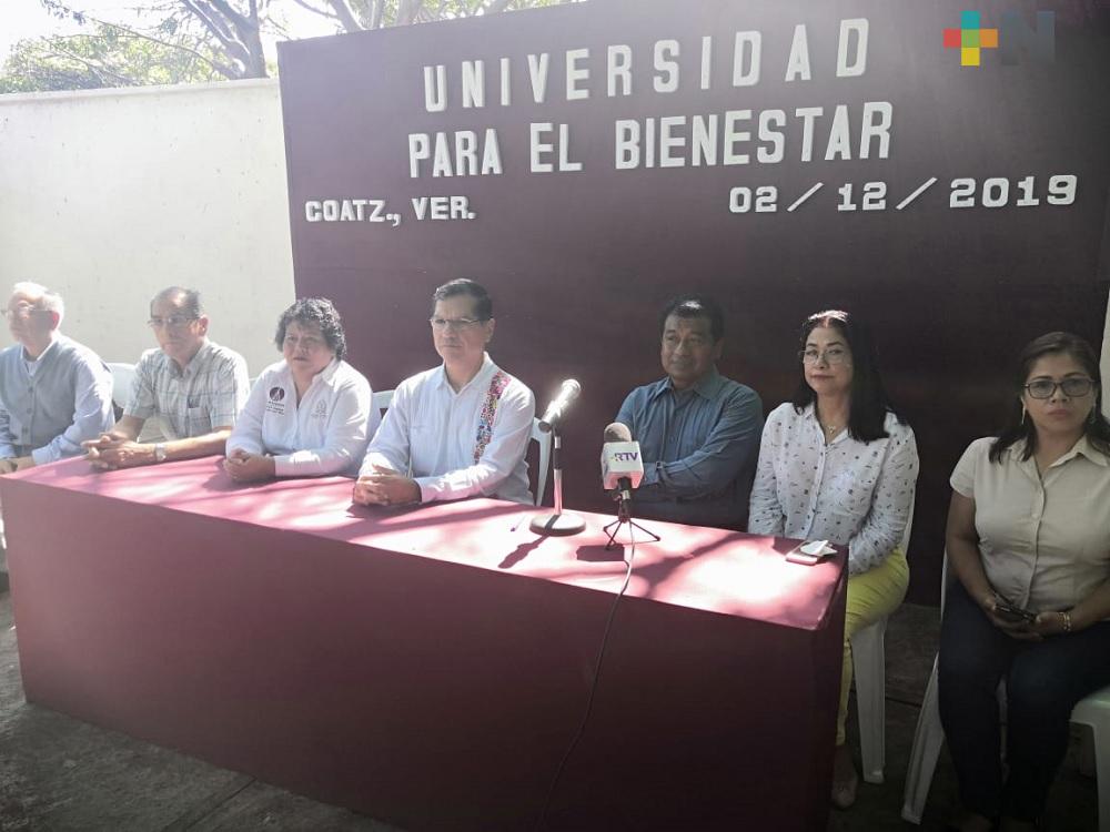 Continúan abiertas inscripciones para la Universidad del Bienestar  en Coatzacoalcos