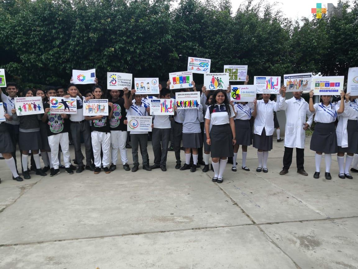 En CBTIS de Chinameca conmemoraron el Día Internacional de las Personas con Discapacidad