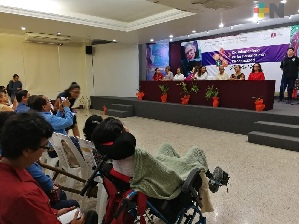 En Coatzacoalcos realizan foro para conmemorar el Día Internacional de las Personas con Discapacidad