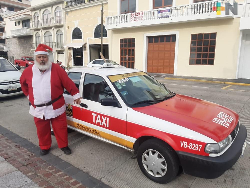 En zona Veracruz-Boca del Río circula Taxitrineo