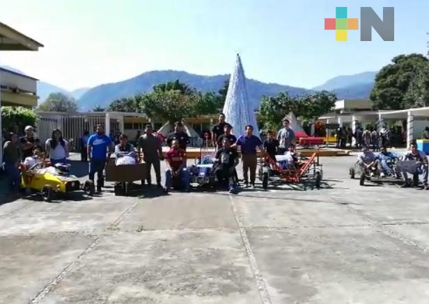 Estudiantes del ITO realizan demostración de prototipos de vehículos de propulsión humana