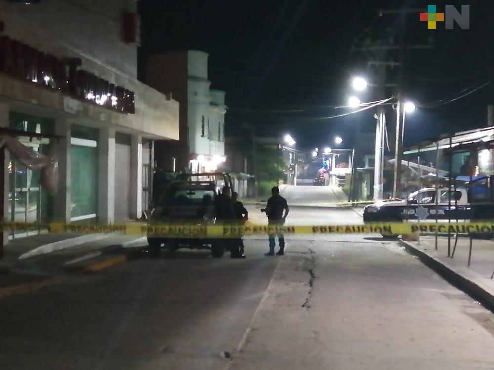 Hieren a policía municipal de Las Choapas al tratar de capturar a delincuentes