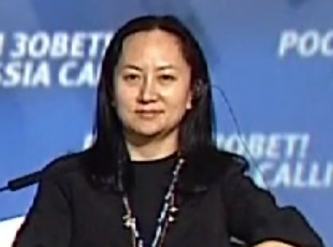 Cumple un año arresto de hija de fundador de Huawei en Canadá