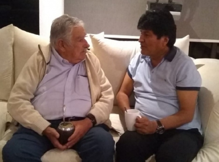 José Mujica se reúne en México con Evo Morales