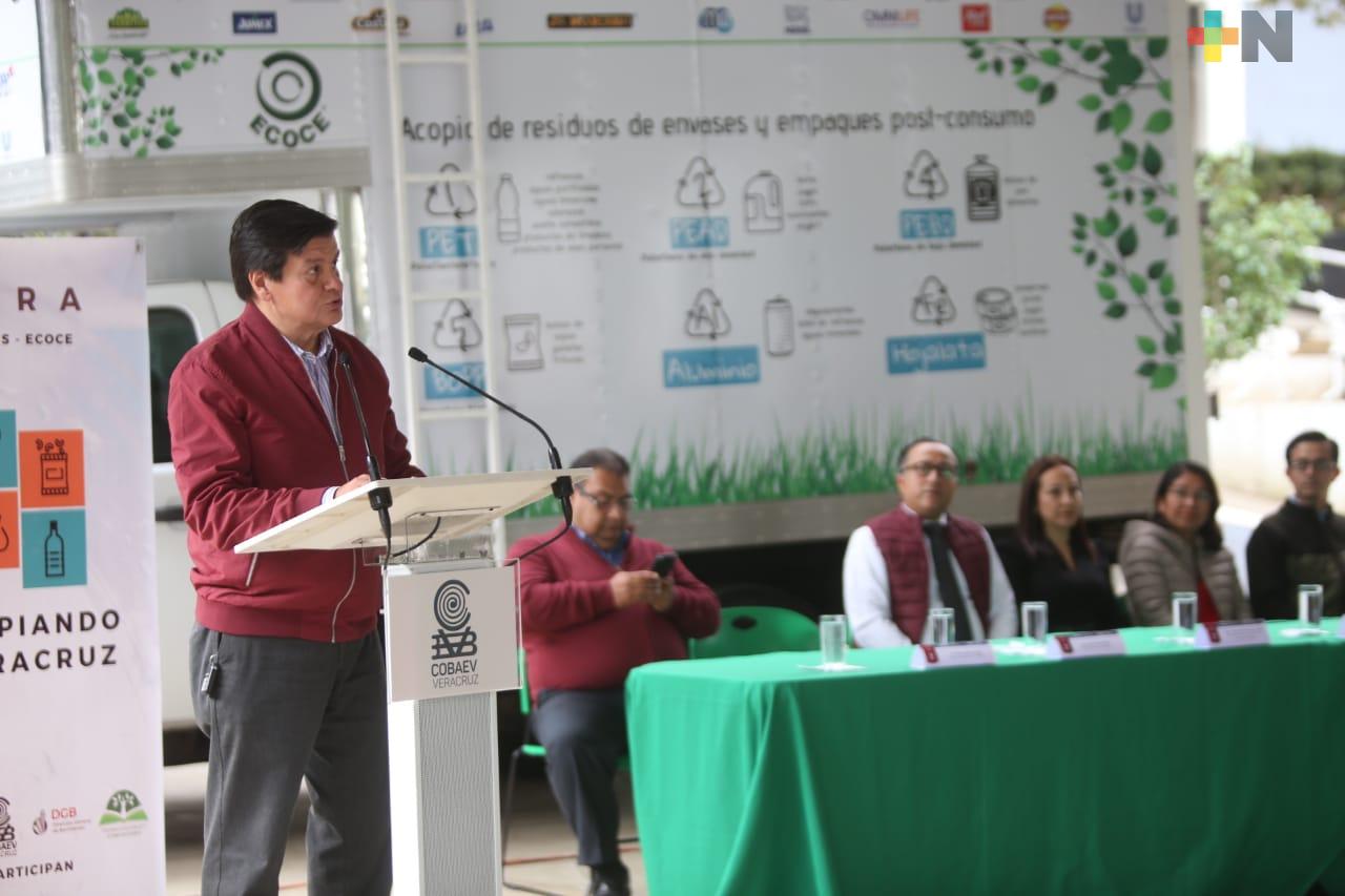Secretaría de Educación pone en marcha “Limpiando Veracruz”, en 48 planteles
