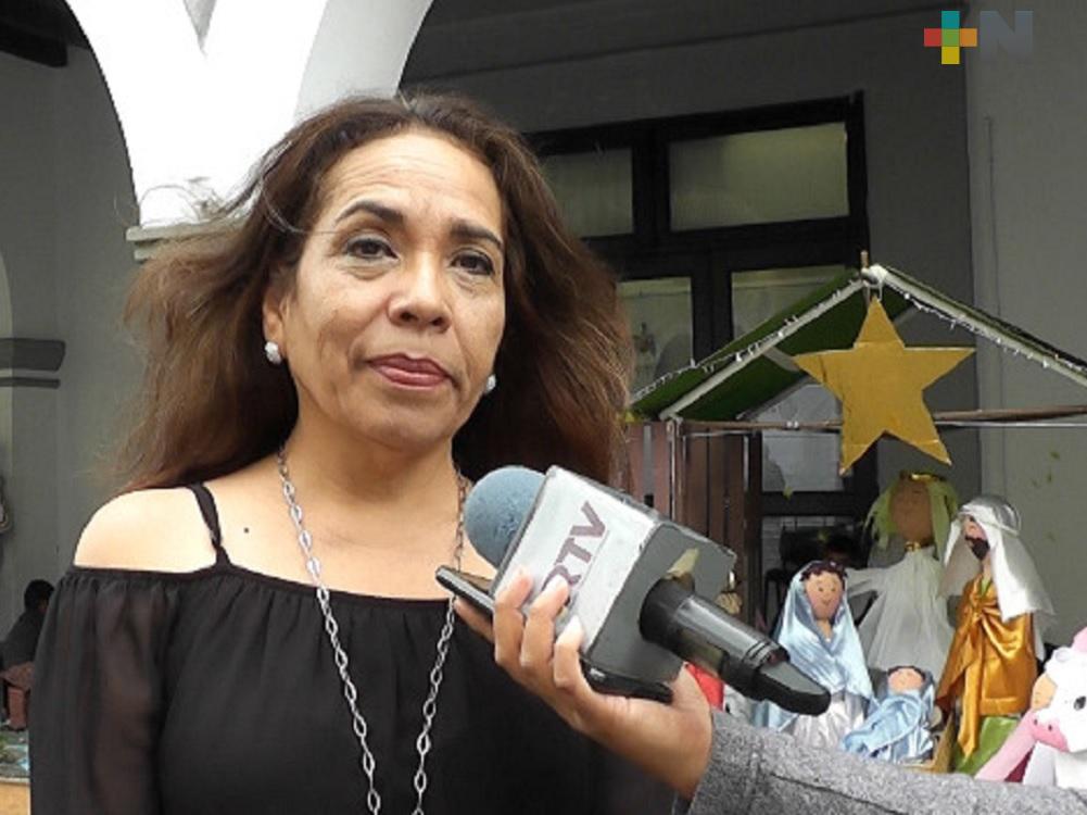 En Veracruz puerto llevan a cabo muestra de nacimientos con material reciclado