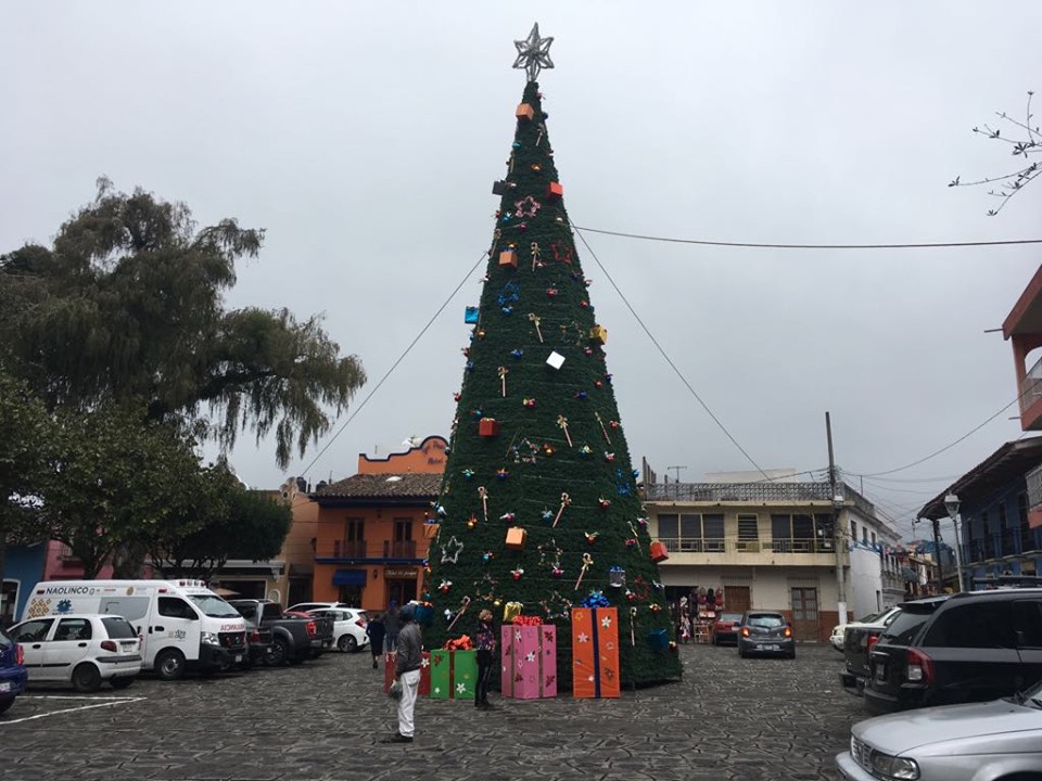 Árbol de Navidad en Naolinco