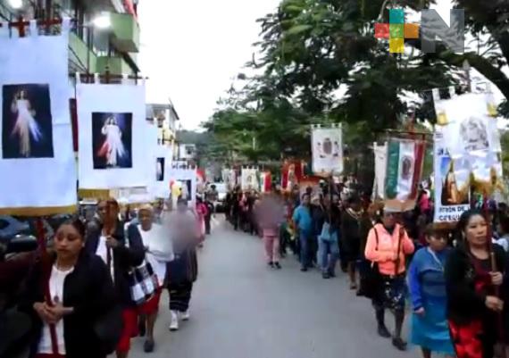 Saldo Blanco en peregrinaciones de Tantoyuca