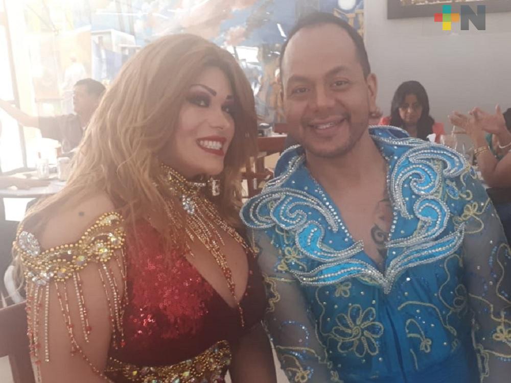 Presentan a la Corte Real LGBTI en el marco del Carnaval de Veracruz
