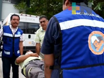 Protección Civil de Tantoyuca en guardia permanente en lo que resta del año