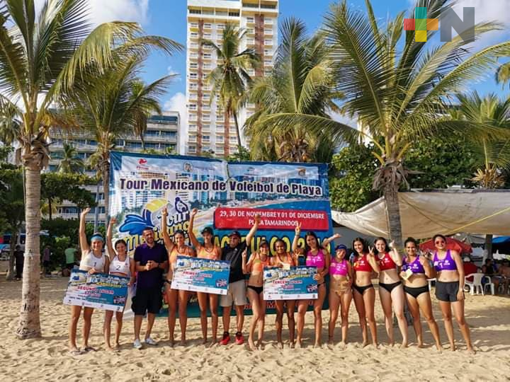 Atenas Gutiérrez figuró en Tour Mexicano de Voleibol de Playa celebrado en Acapulco