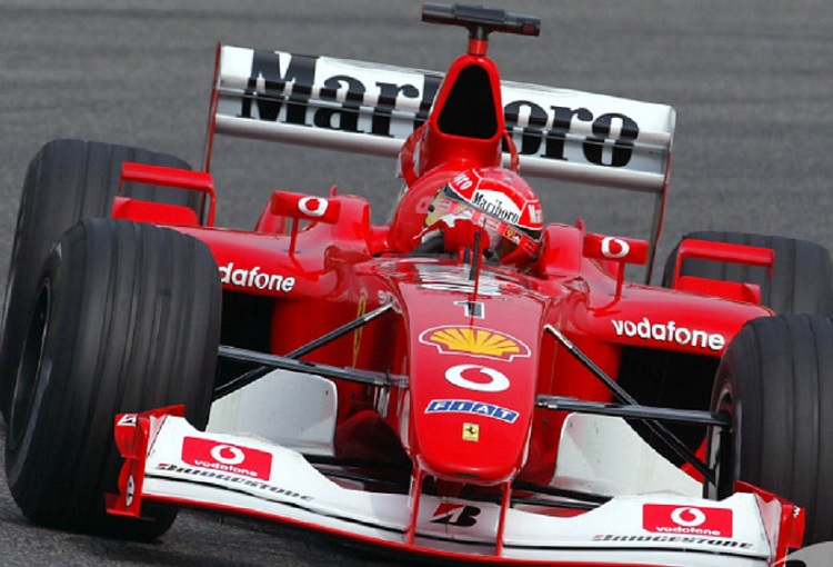 Venden el Ferrari F2002 que condujo Michael Schumacher en 6.6 mdd
