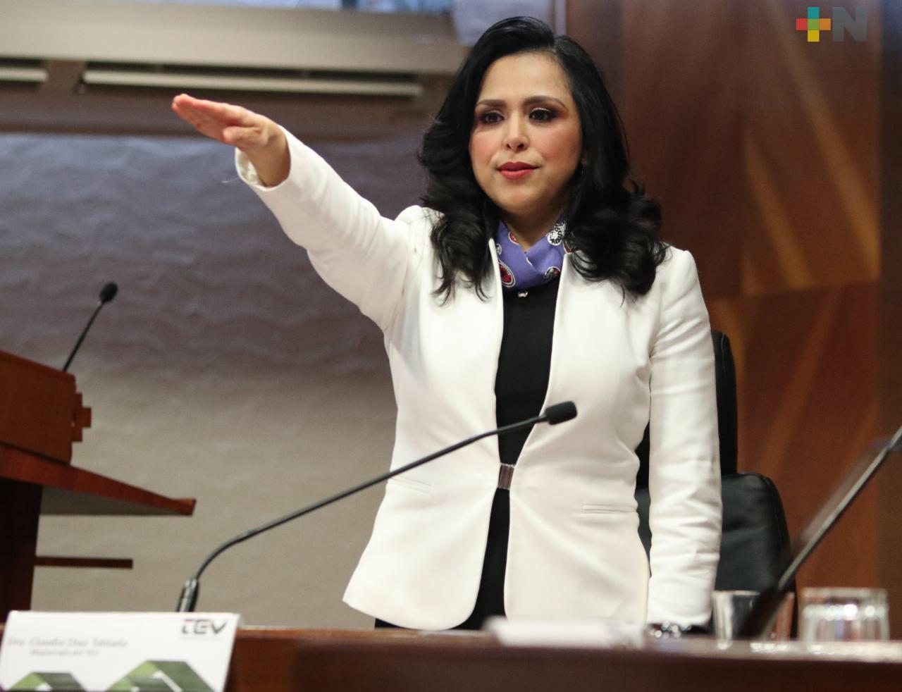 Designan a Claudia Díaz Tablada presidenta del Tribunal Electoral de Veracruz