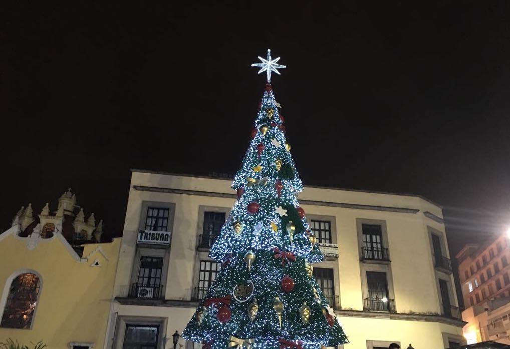 Árbol de Navidad en Xalapa