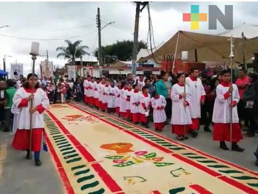 Habitantes de La Perla mostraron su devoción a la virgen de Guadalupe