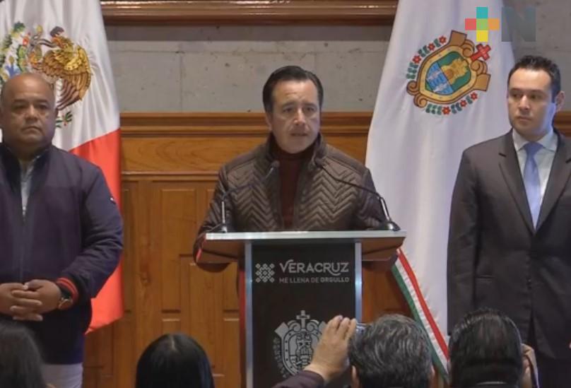 Anunció Cuitláhuac García ampliación al 31 de enero, programa Borrón y Placas Nuevas
